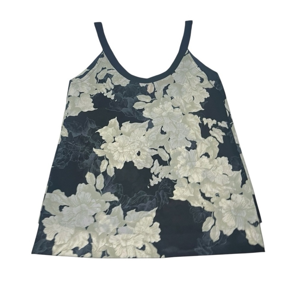 FARM Rio Floral Blouse in Black and Cream